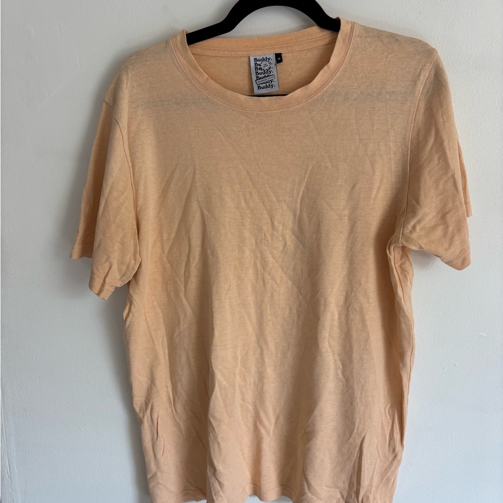 Buddy Basics Light Peach Short Sleeve Tee